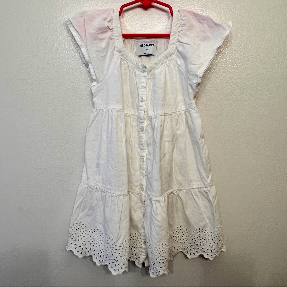 Old Navy Girls Eyelet Dress